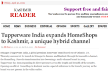 Tupperware India expands HomeShops to Kashmir, a unique hybrid channel