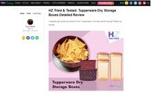 HZ Tried & Tested: Tupperware Dry Storage Boxes Detailed Review