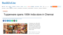Tupperware opens 100th India store in Chennai
